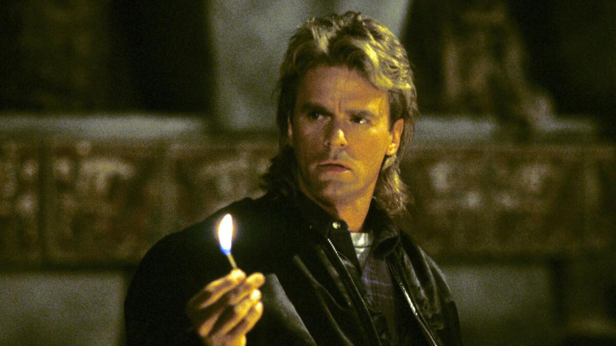 Richard Dean Anderson played the world's most handy secret agent on "MacGyver."