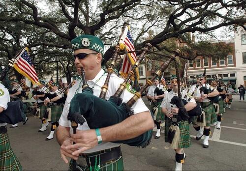St. Patrick's Day in Savannah, Georgia