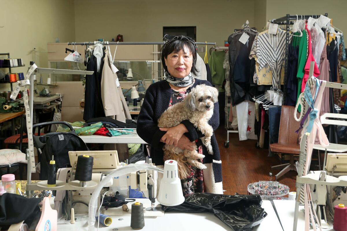 Joyce "Peggy" Cho, 63, of Anaheim owns Peggy's Perfect Fit tailor shop in Huntington Beach.
