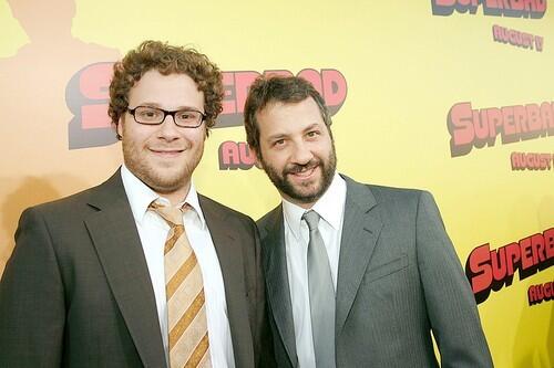 Actor Seth Rogen and producer Judd Apatow
