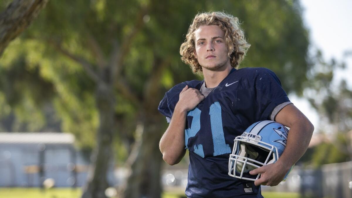 Franz Froehlich has 58 tackles, the second-best total on the Corona del Mar High team this season.