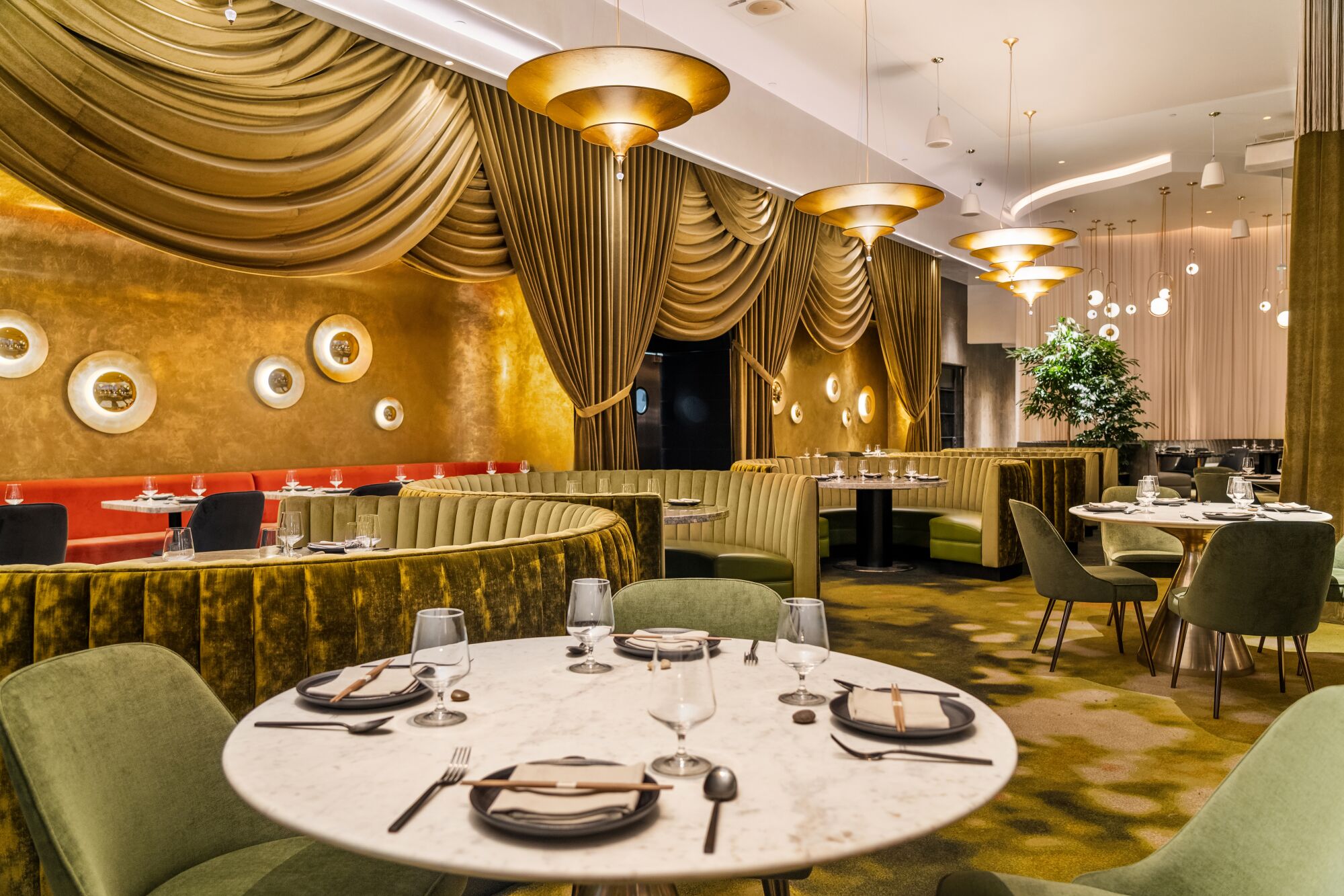 The sumptuous dining room at Animae.