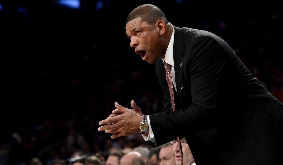 The Clippers and the Celtics have agreed in principle on a deal that will send Coach Doc Rivers to L.A. in exchange for a unprotected first-round draft pick in 2015.