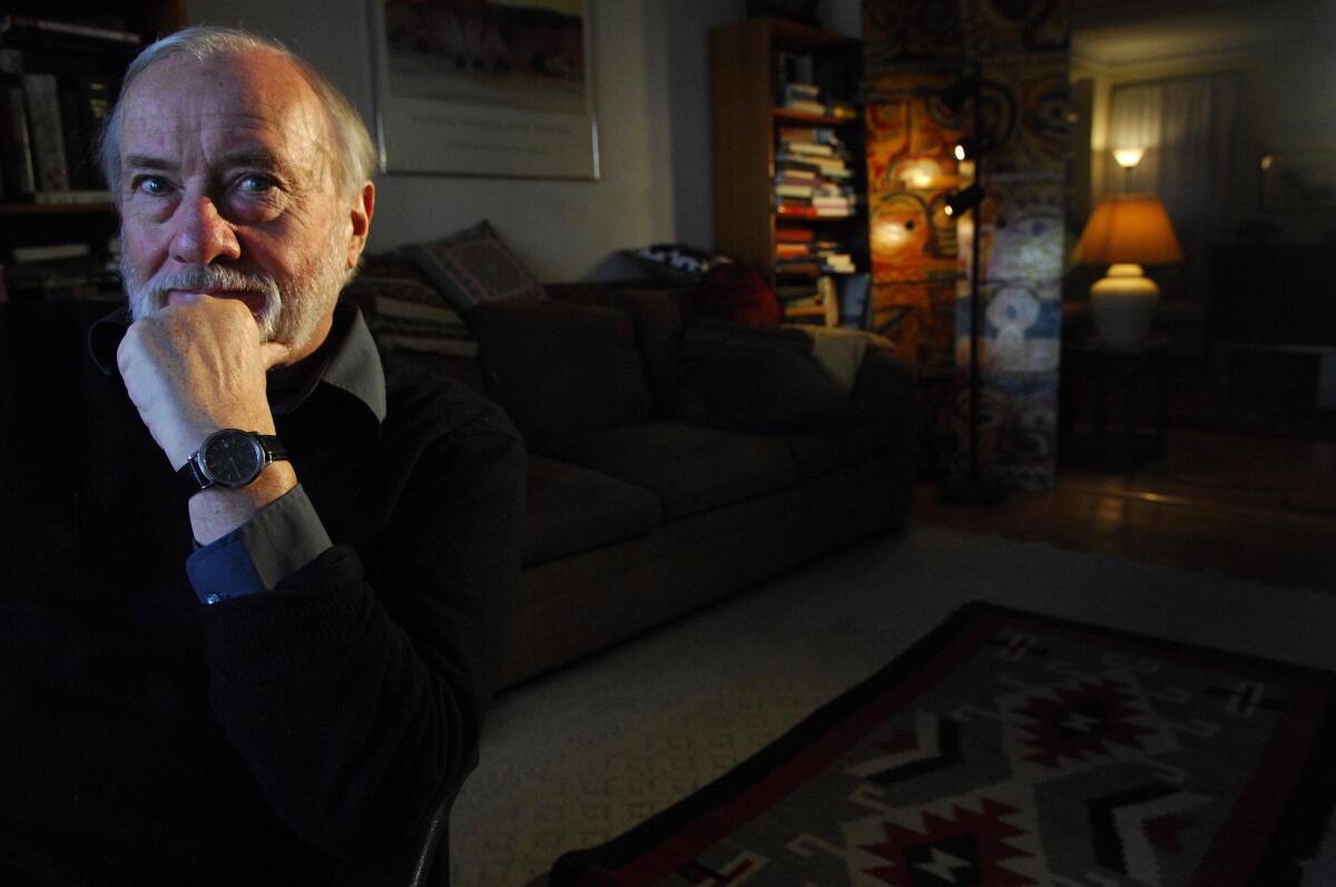 Robert Stone, who died Saturday at 77, photographed in 2007 at his Manhattan home.