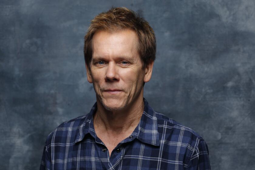 Kevin Bacon at the L.A. Times photo and video studio at the Sundance Film Festival in Park City Utah on Jan. 24.