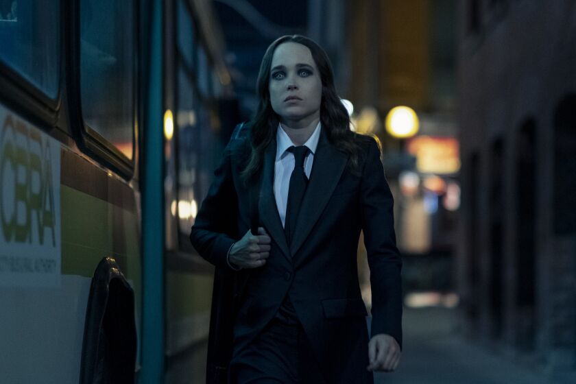 **FOR SUNDAY CALENDAR STORY ON 2/17/2019****Ellen Page in scene from "The Umbrella Academy".
