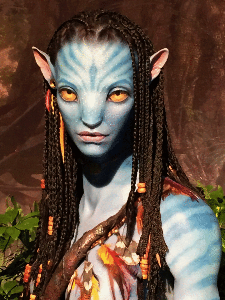 The Na'vi are native to Pandora, the world of James Cameron's "Avatar." Disney at the D23 Expo offered a peek at how the Na'vi will be dressed.