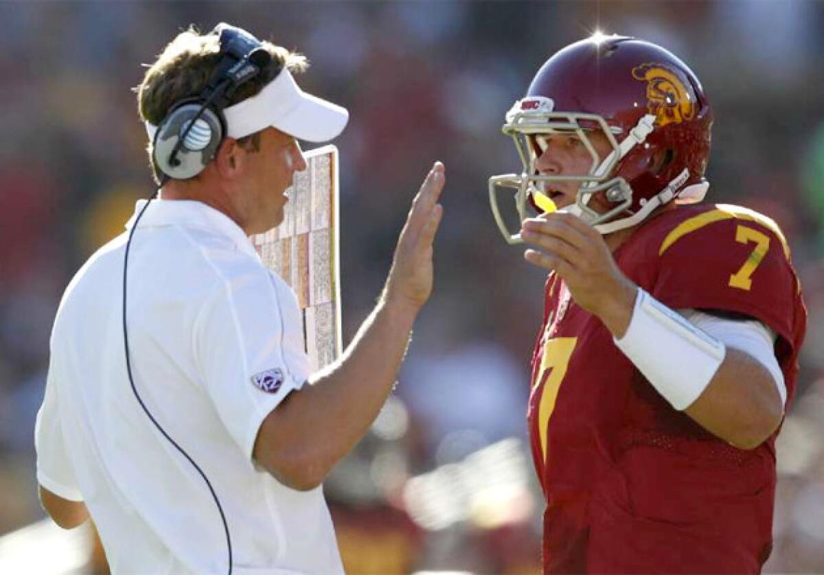 USC Coach Lane Kiffin wasn't shocked that quarterback Matt Barkley was drafted by the Philadelphia Eagles.