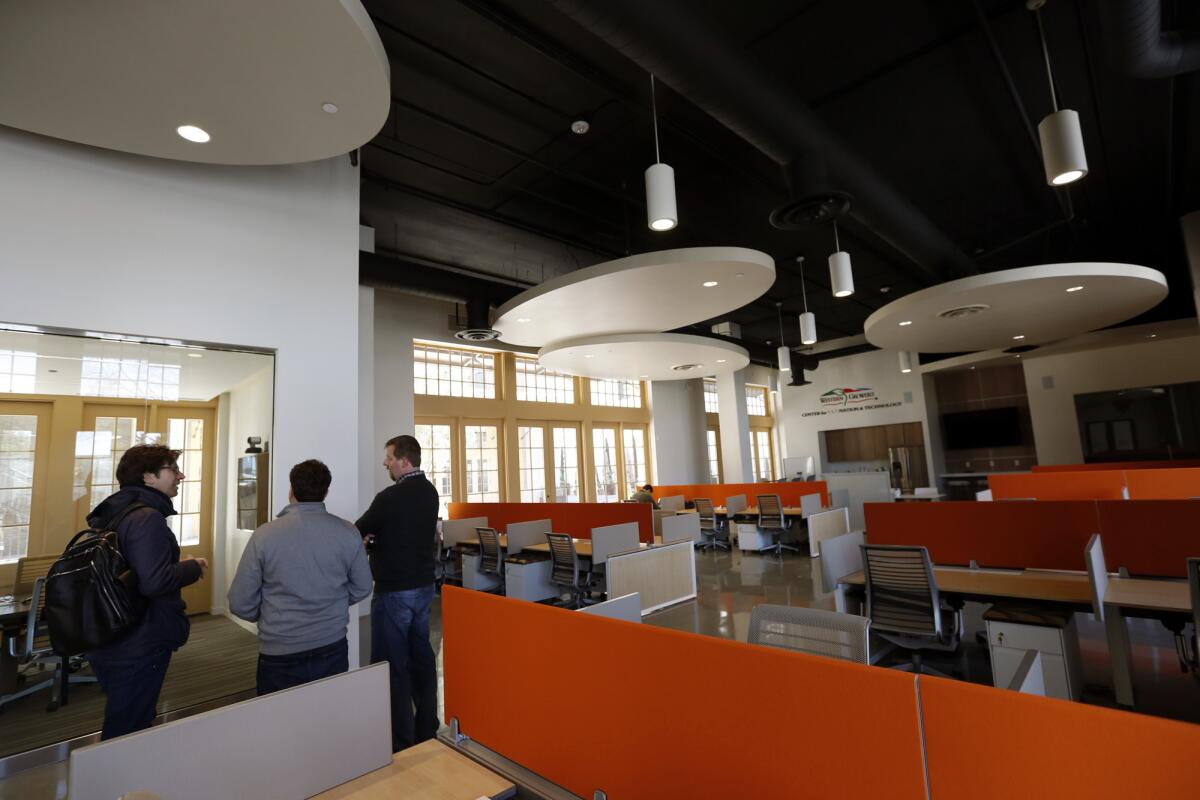 The new 2,800-square-foot Western Growers Center for Innovation and Technology in Old Town Salinas houses startup technology companies.