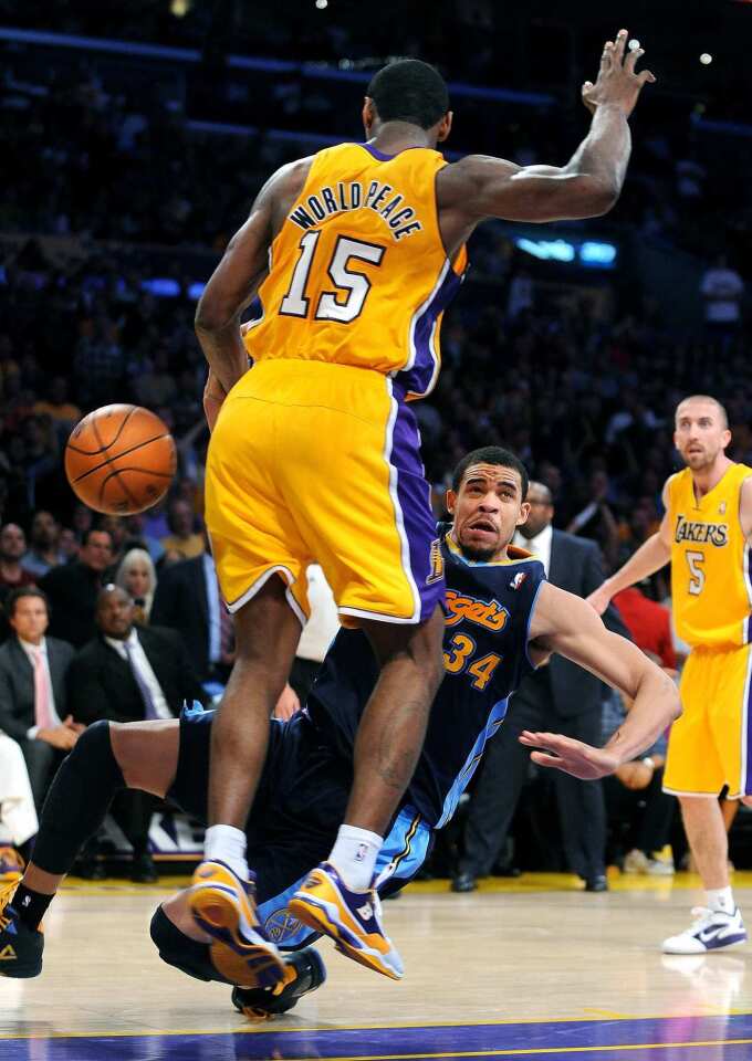 Metta World Peace, JaVale McGee