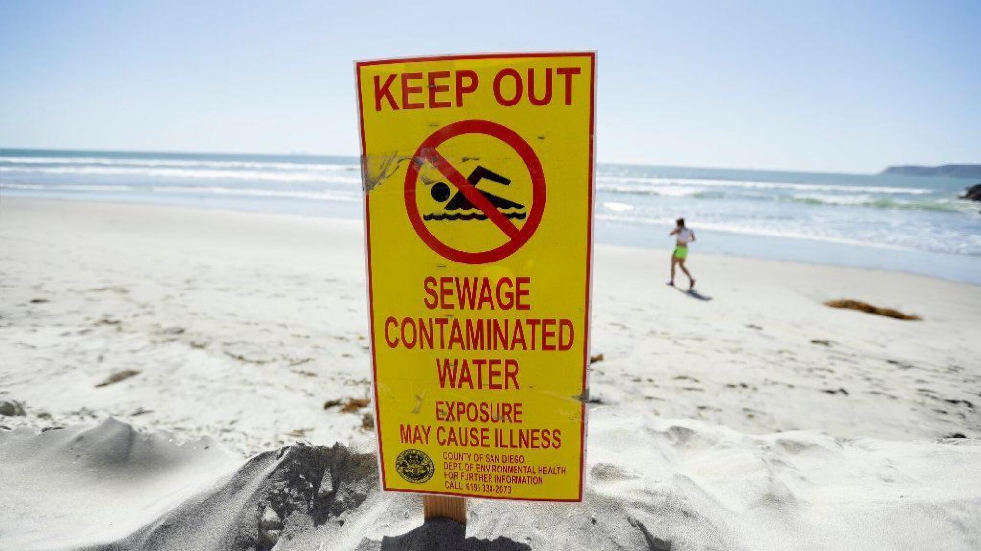 Coronado and Imperial Beach waters were closed to swimmers and surfers for weeks in early 2017 after millions of gallons of raw sewage spilled into the Tijuana River in Mexico and flowed north.
