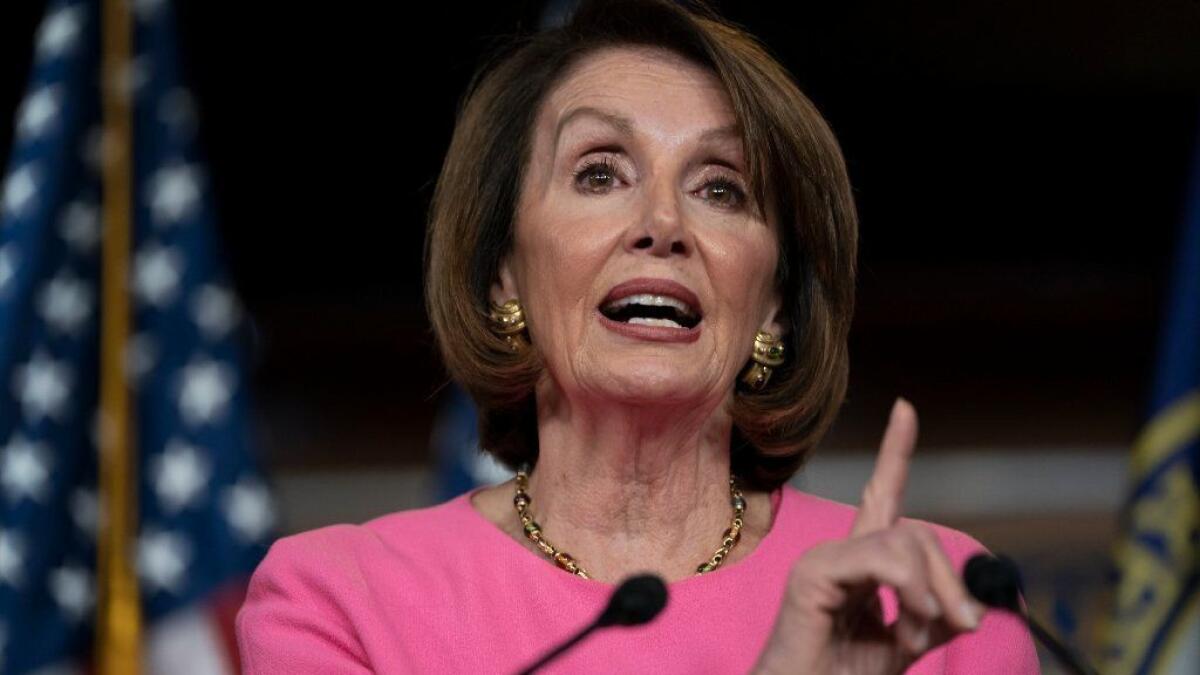 House Speaker Nancy Pelosi holds a news conference on Capitol Hill on May 23.