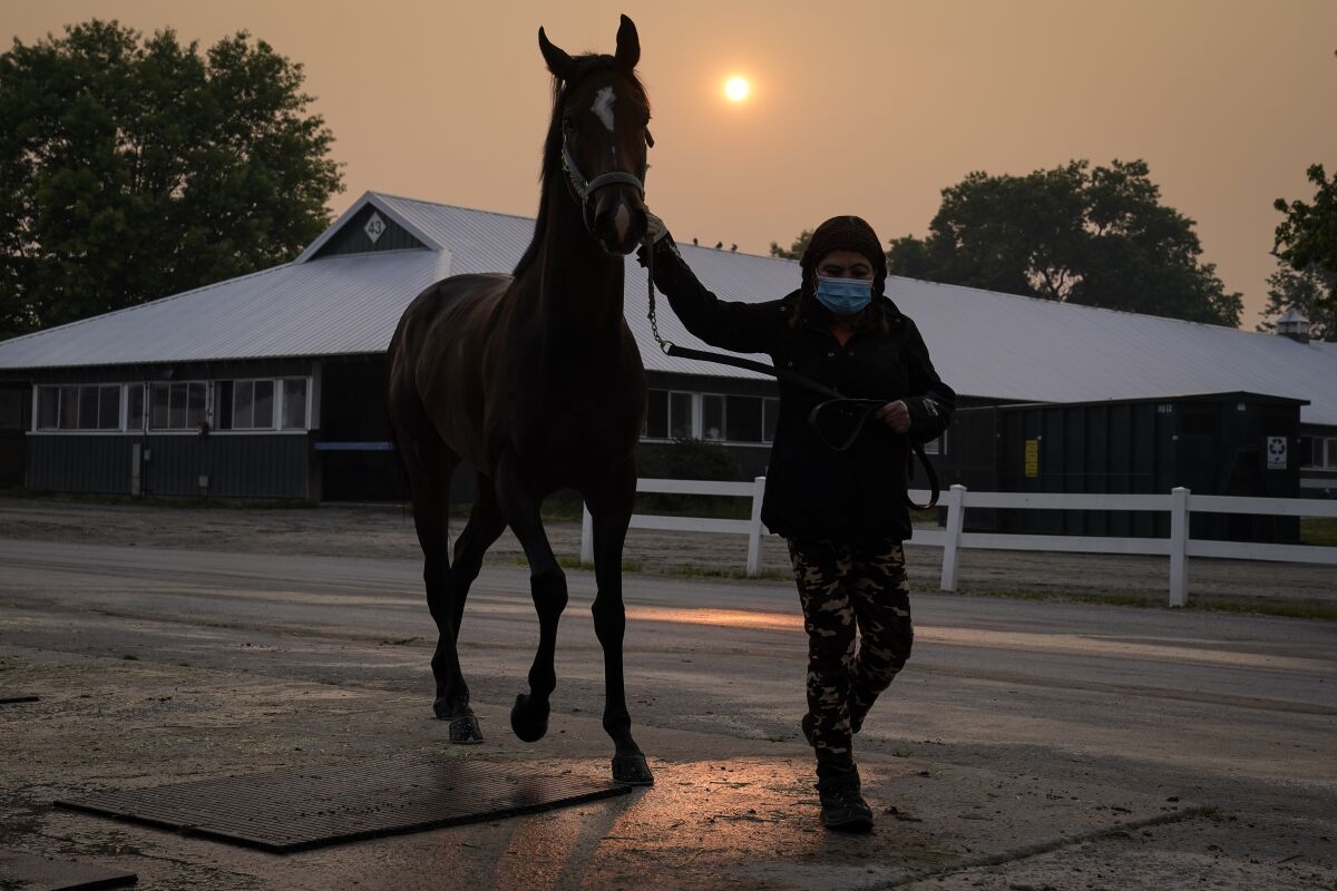 Belmont Stakes in jeopardy because of New York air quality Los