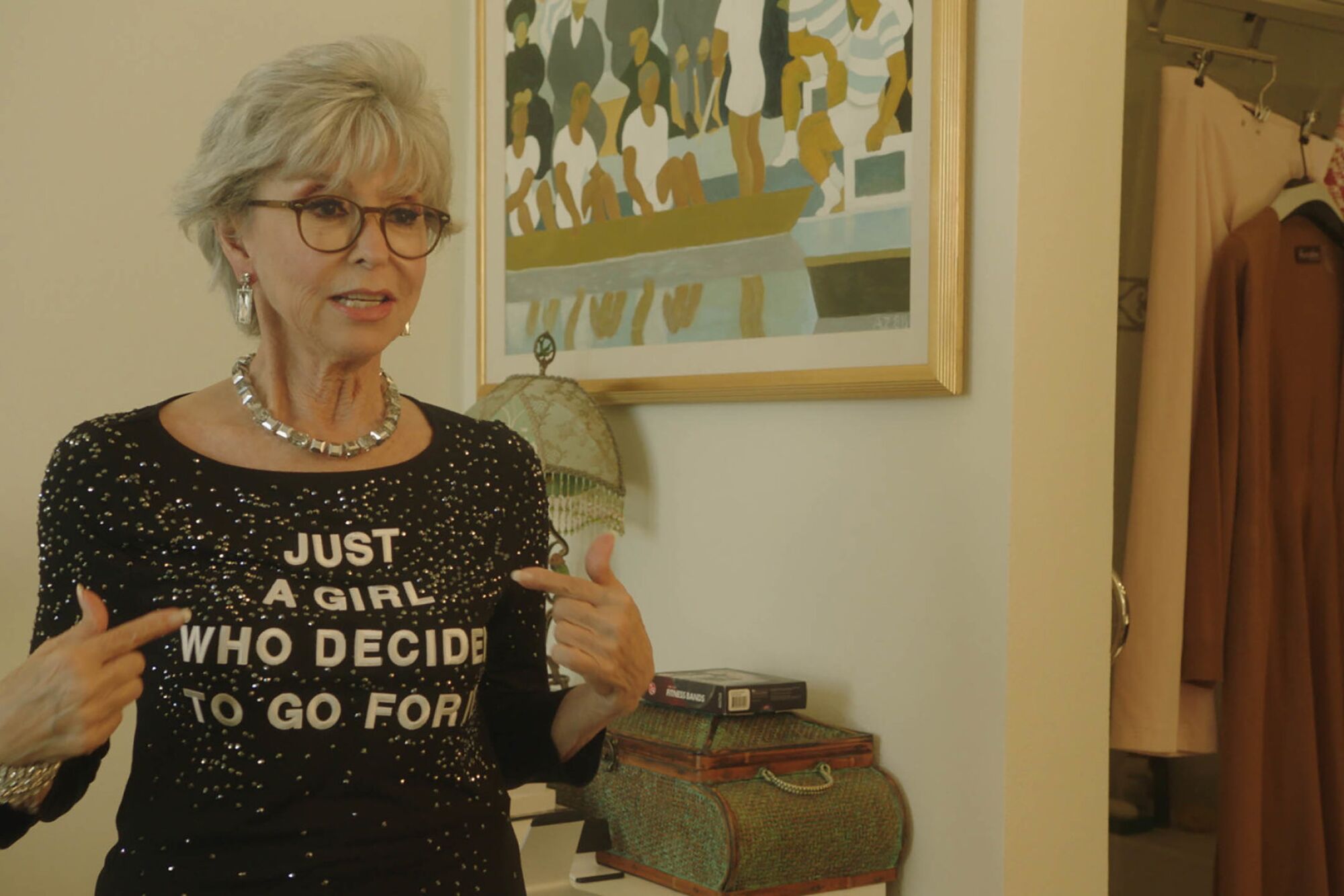 EGOT winner Rita Moreno in the documentary "Rita Moreno: Just a Girl Who Decided to Go for It."