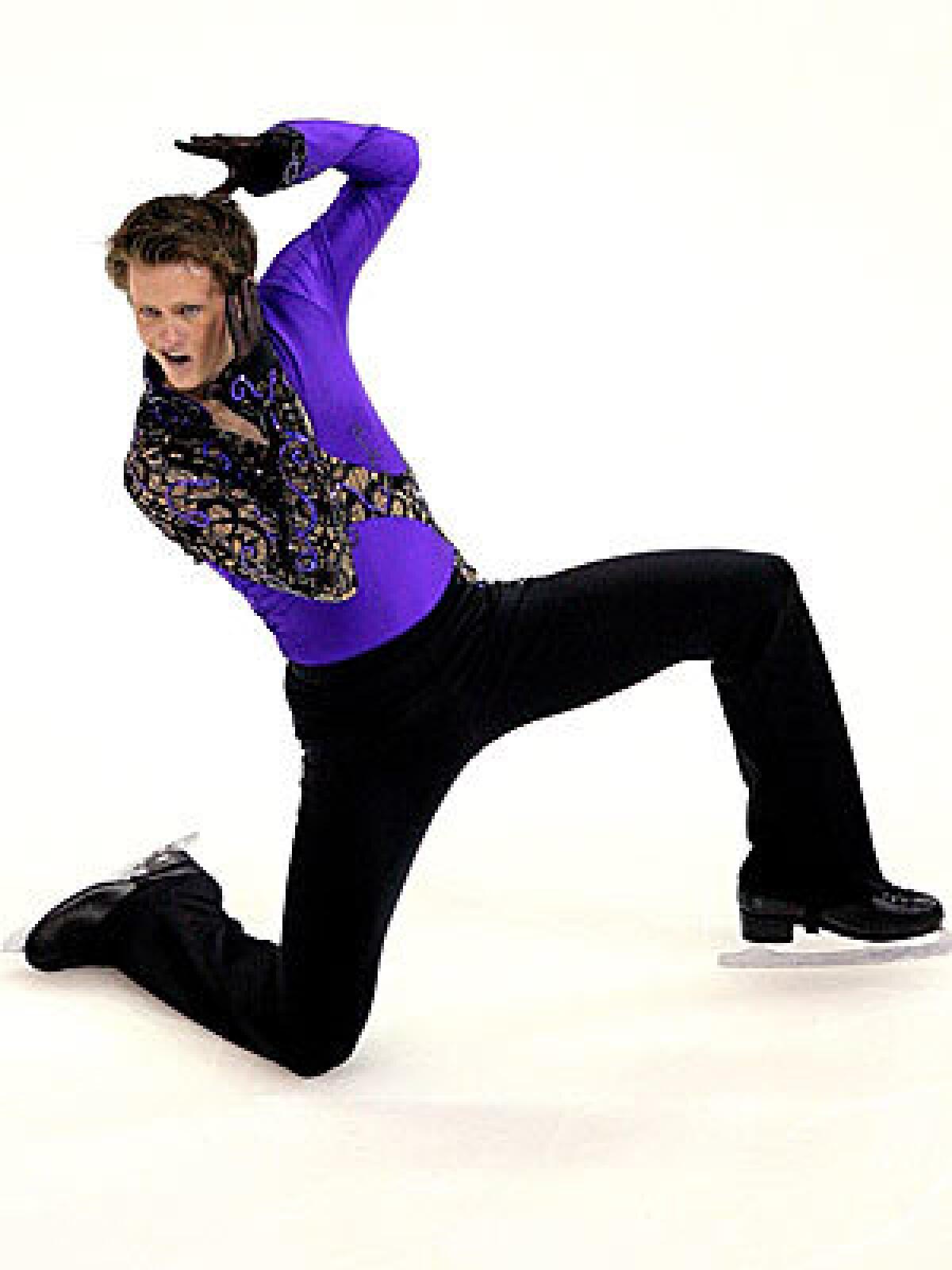 RHINESTONES AND ICE: Jeremy Abbott at the U.S. Figure Skating Championships in January.