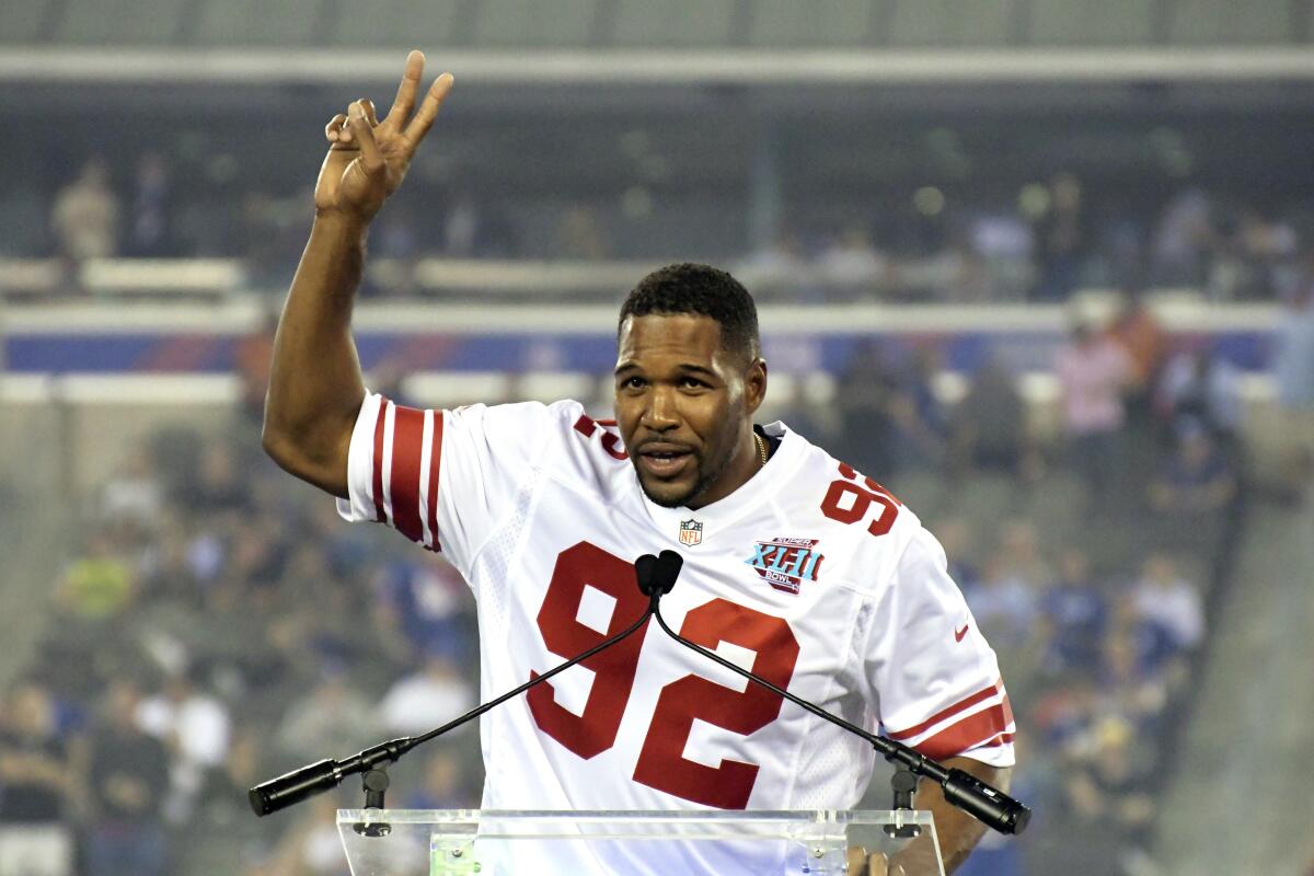 Giants to retire Hall of Famer Strahan's jersey in November - The San Diego  Union-Tribune