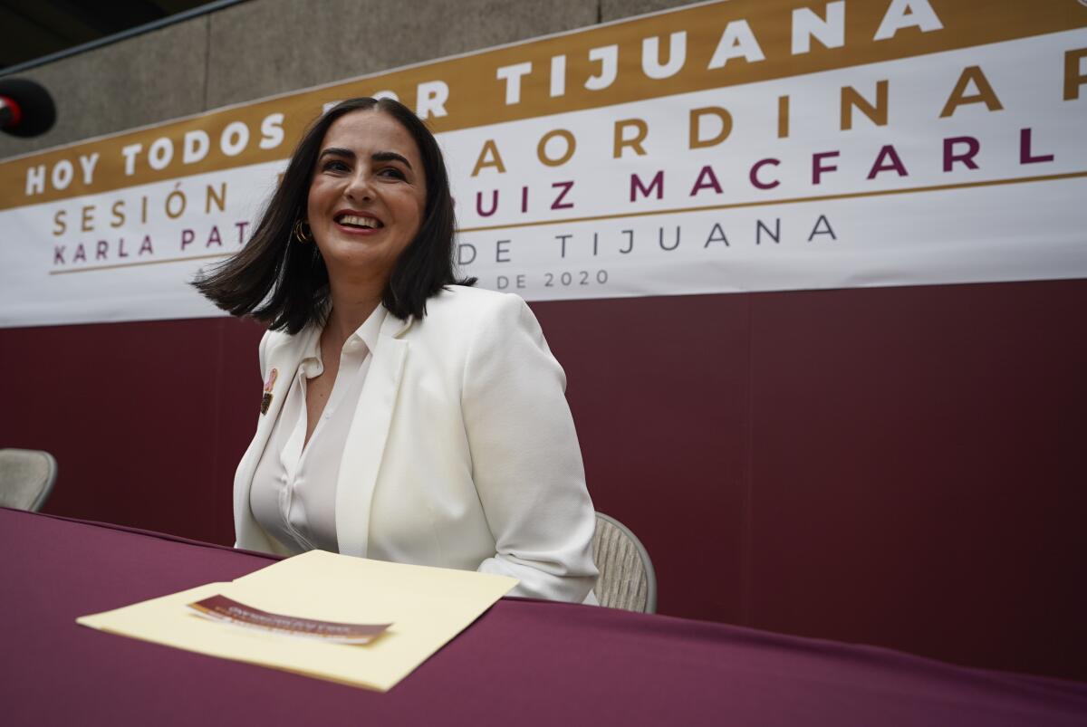 TIJUANA, BAJA CALIFORNIA - OCTOBER 16: Karla Ruiz MacFarland,