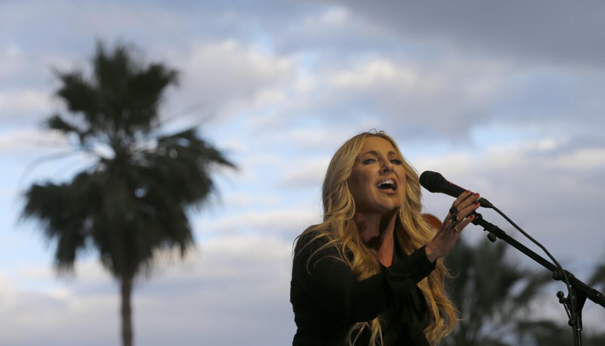 Lee Ann Womack performs at Stagecoach 2016. (Allen J. Schaben / Los Angeles Times)