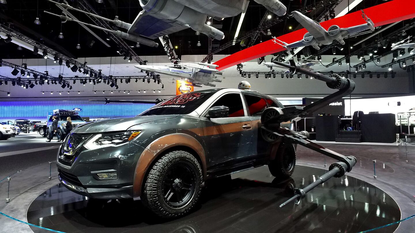 Nissan Rogue in Star Wars livery