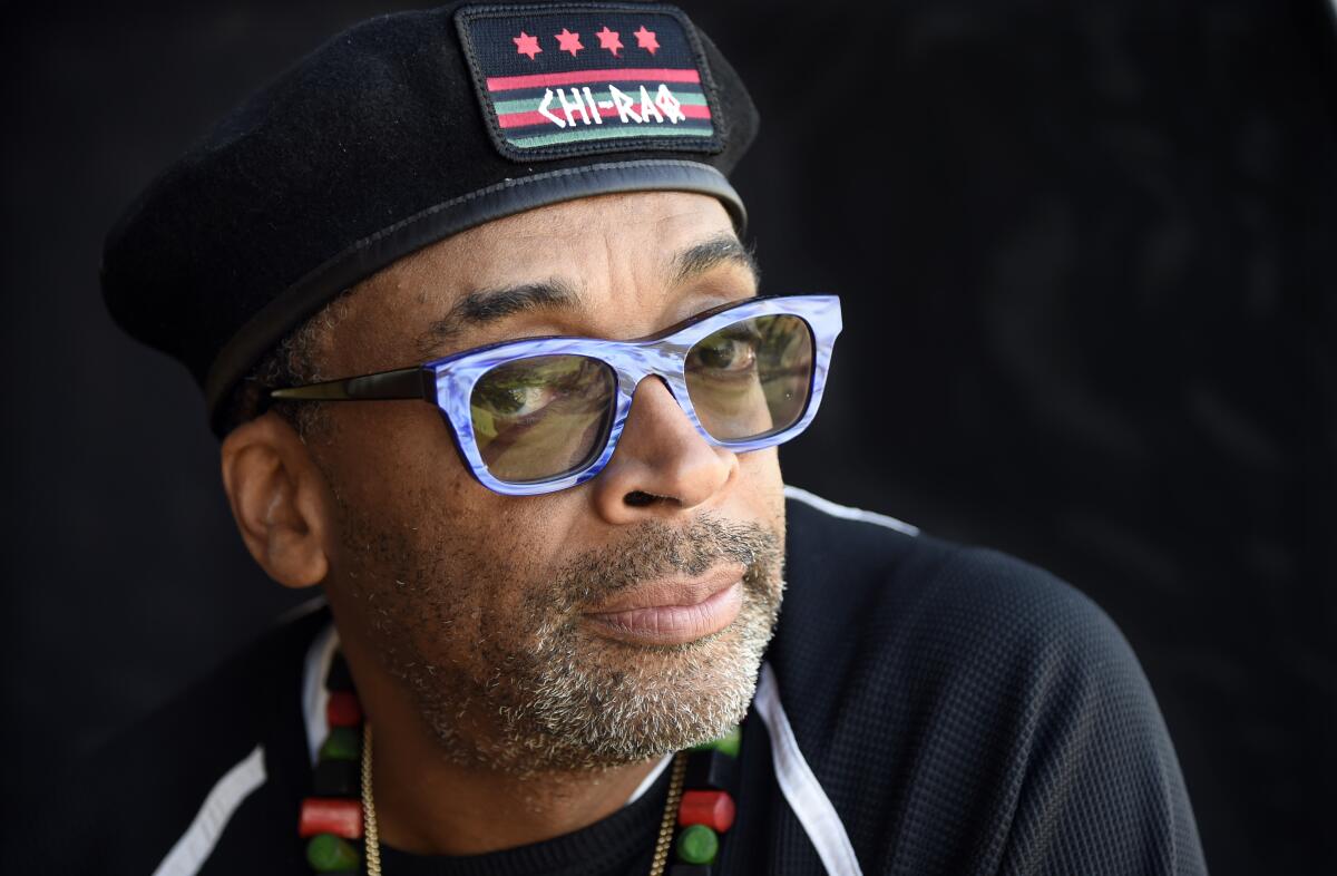 FILE - Filmmaker Spike Lee poses for a portrait in Beverly Hills, Calif. on Oct. 7, 2015. Lee will be president of the jury for the 74th Cannes Film Festival. Usually held in May, this year's festival has been delayed by the health crisis. It will be held July 6-July 17. (Photo by Chris Pizzello/Invision/AP, File)