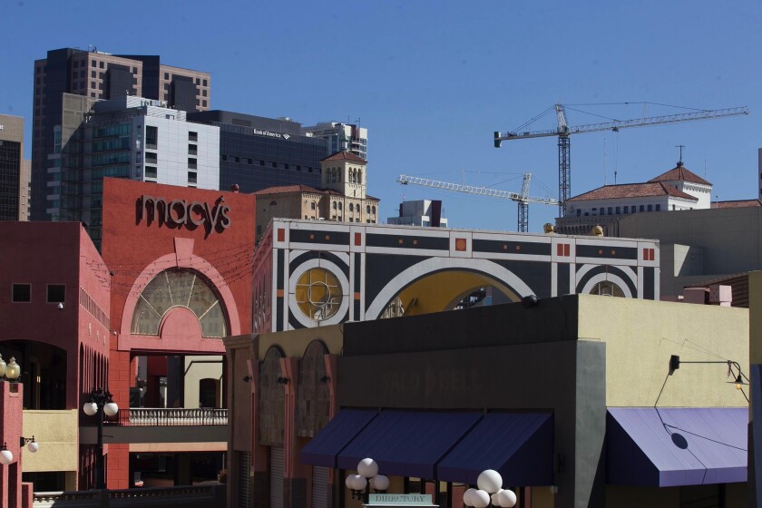 Horton Plaza Redo Back On Track With Macy S Vacating The Mall In