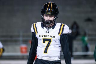 Junior quarterback Brady Smigiel of Newbury Park.