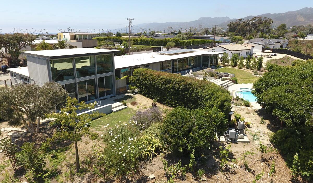 Barbara Ferris' rebuilt house in Malibu.