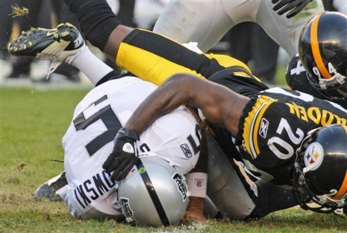 Despite fines, flags, Steelers say hits won't stop - The San Diego