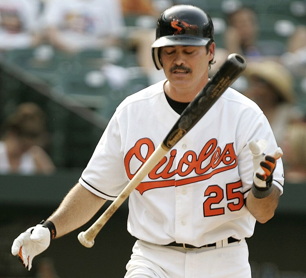Former Baltimore Orioles designated hitter Rafael Palmeiro was suspended 10 days in 2005 after testing positive for a steroid.