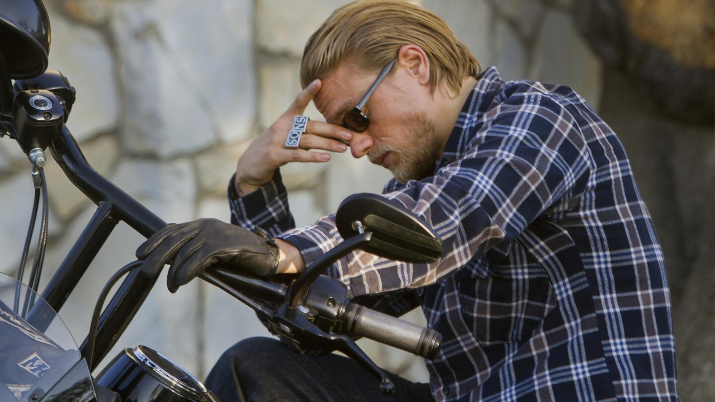 On the set: 'Sons of Anarchy'