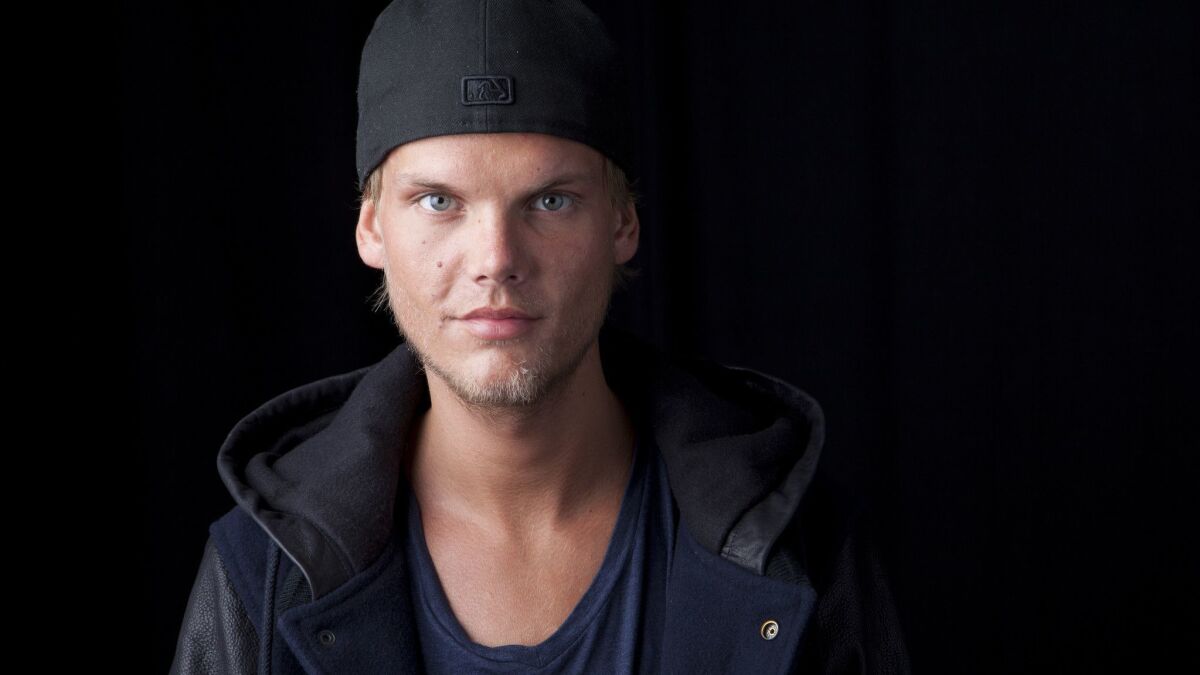Tim Bergling, aka Avicii, in 2013. The DJ and producer committed suicide on April 20, 2018. A posthumous album, titled "Tim," was released this week.