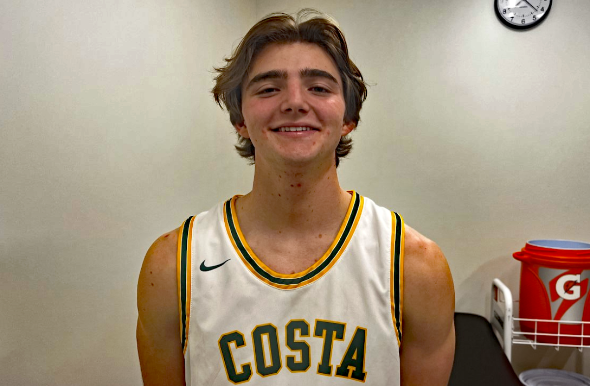 Mira Costa's Will Householter after a game on Nov. 28, 2022.