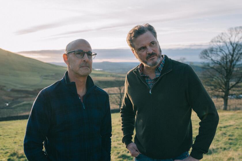 Stanley Tucci and Colin Firth in "Supernova."