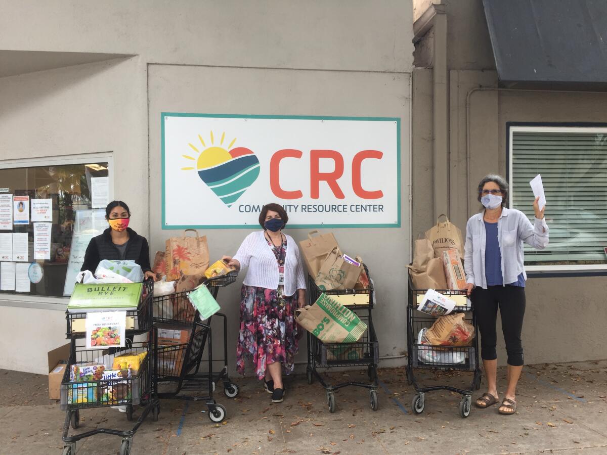 CRC accepts donations from local food drive