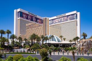 LAS VEGAS, NV - APRIL 15: General views of The Mirage hotel and casino on April 15, 2024 in Las Vegas, Nevada. (Photo by AaronP/Bauer-Griffin/GC Images)