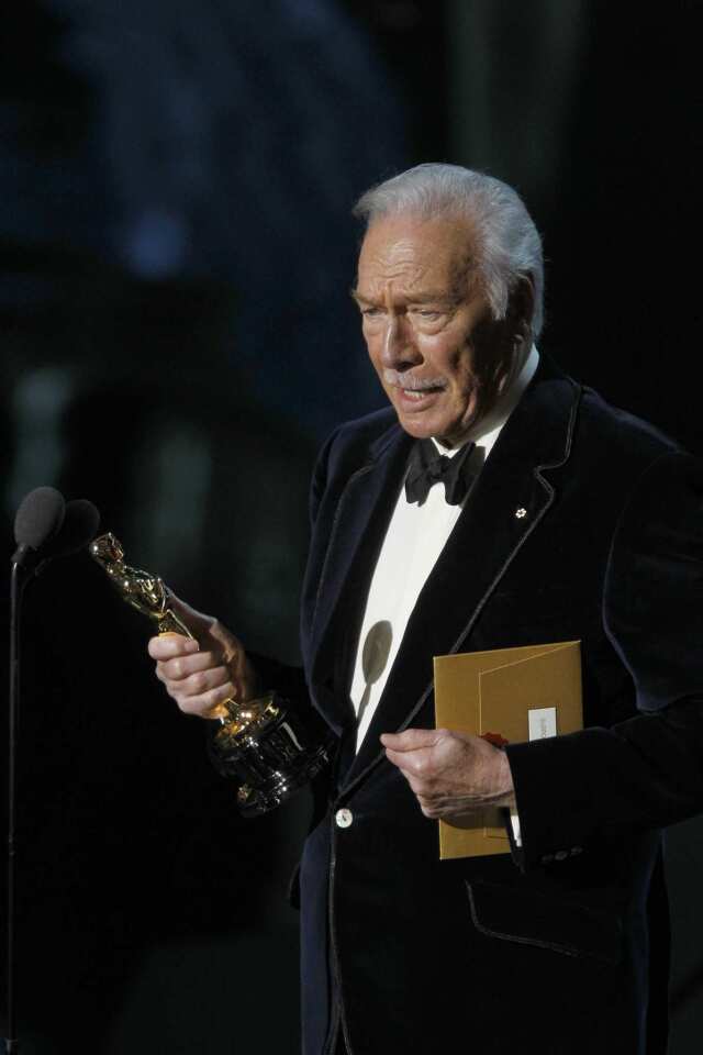 Christopher Plummer completed his awards season sweep with an Oscar for his supporting role in "Beginners," and fittingly, what's next for the 82-year-old is somewhat of a new beginning, he feels. "It is a renewal.... [This role] has recharged me. I hope I can do this for another 10 years," he said backstage at the Oscars. Plummer is now the oldest winner of a competitive acting Oscar, and he doesn't expect to stop acting any time soon. "I will drop dead onstage or on the set. We don't retire in our profession," he said.