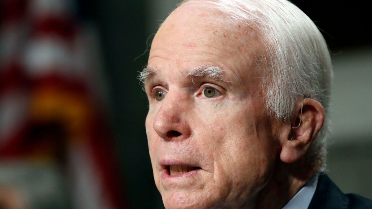 Sen. John McCain (R-Ariz.) and other senators have called for investigations into reports that U.S. military interrogators worked with forces of the United Arab Emirates who are accused of torturing detainees in Yemen.