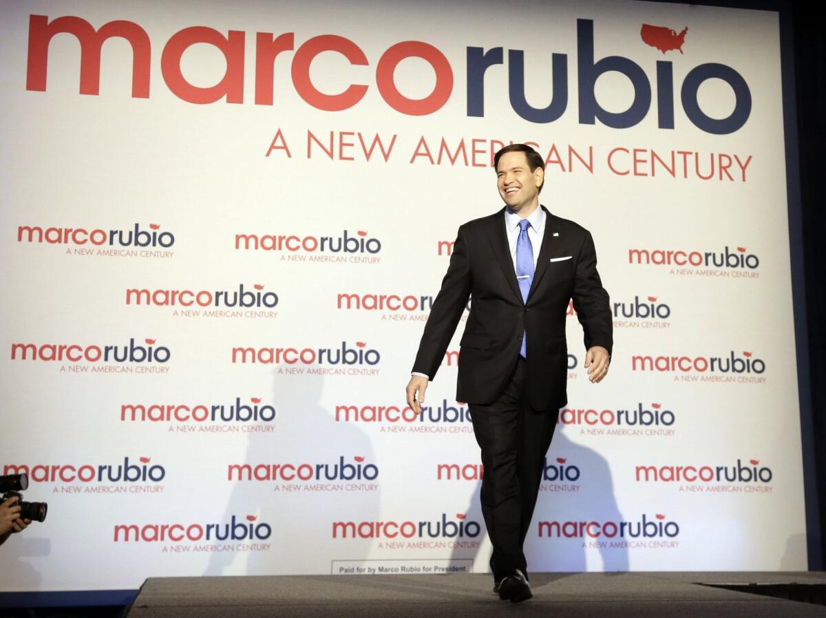Sen. Marco Rubio announced Monday in Miami that he is running for president.