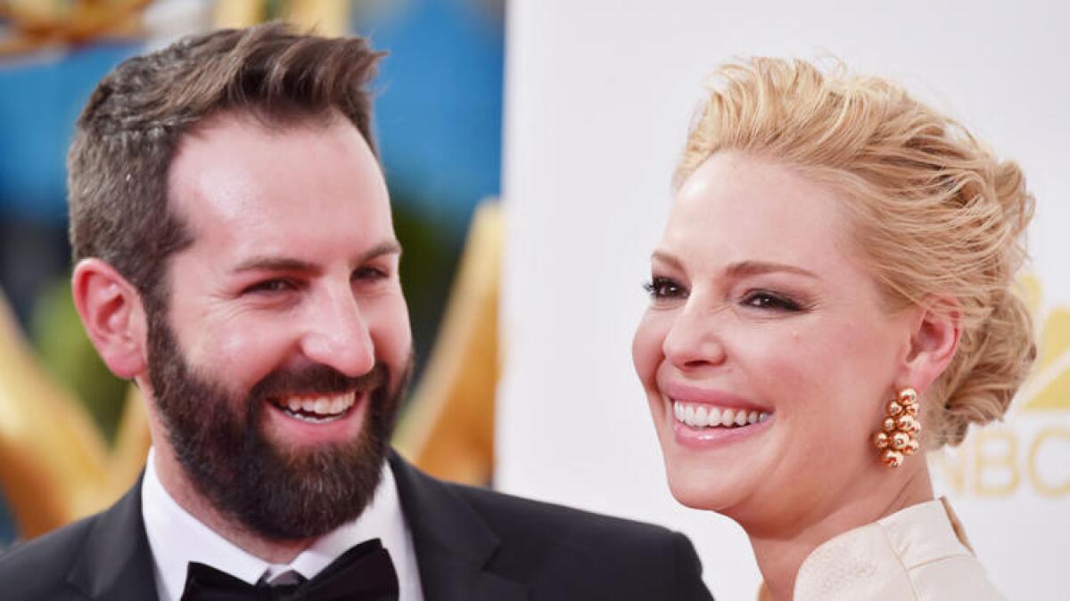 Josh Kelley and Katherine Heigl -- at the Primetime Emmys in 2014 -- have a new baby boy.
