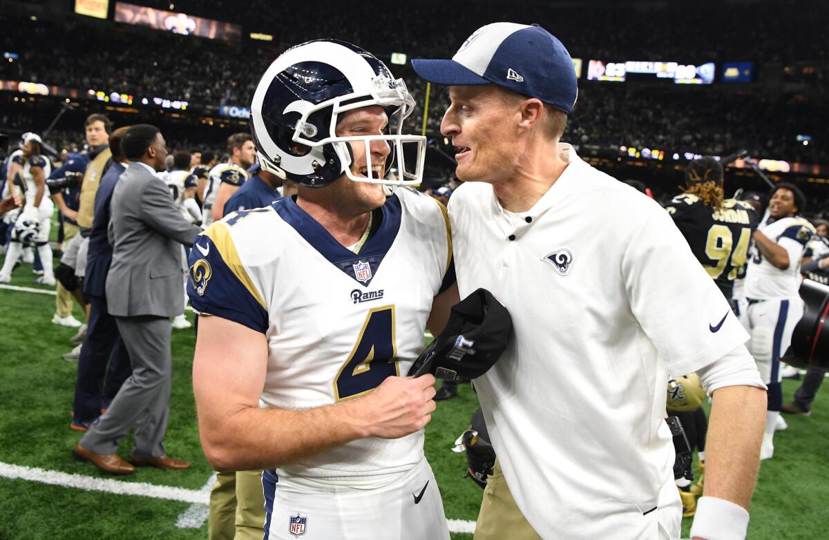 Kicker Greg Zuerlein and special teams coach John Fassel both left the Rams for jobs with the Cowboys.