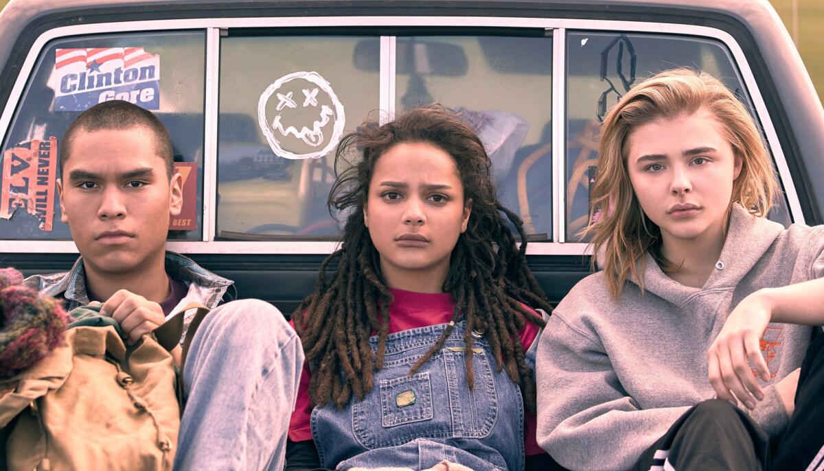 Forrest Goodluck, Sasha Lane and Chloe Grace Moretz in "The Miseducation of Cameron Post," directed by Desiree Akhavan, is an official selection of the U.S. Dramatic Competition at the 2018 Sundance FIlm Festival.