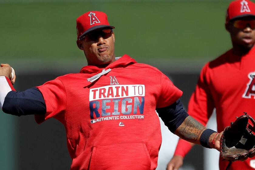 Third baseman Yunel Escobar, who fled Cuba to come to the U.S. in 2004, is entering his second season with the Angels.