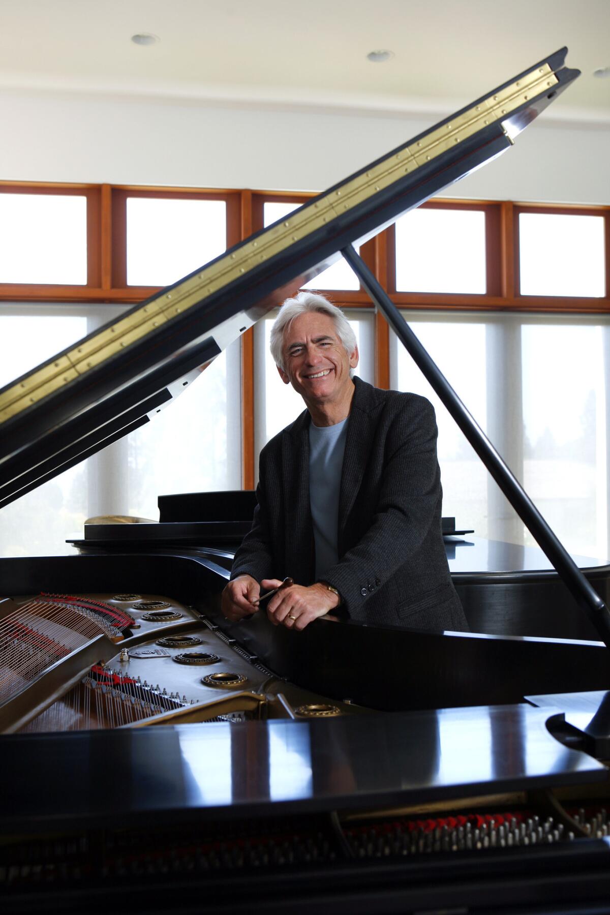Jazz musician and composer David Benoit is photographed at his Palos Verdes Estates home on May 14, 2009.