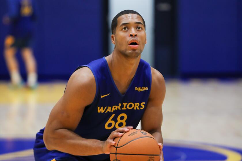 SDSU forward Jaedon LeDee participated in a pre-draft workout with the Golden State Warriors last week.