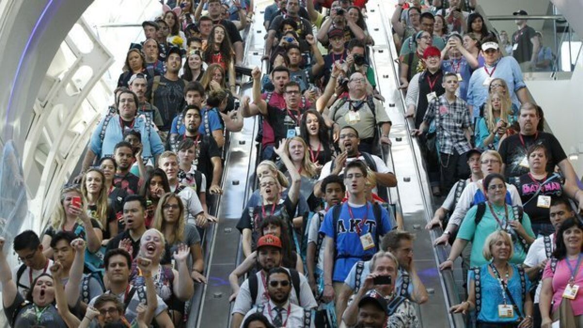Each year, Comic-Con International attracts some 135,000 attendees over four days in July, plus preview night.