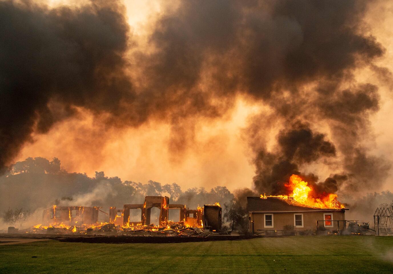 Kincade fire in Sonoma County