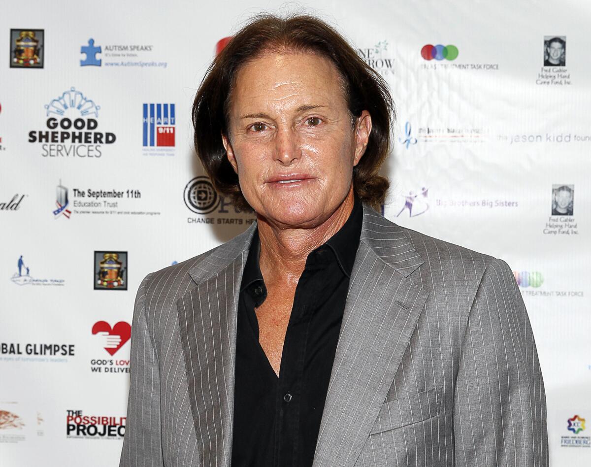 In this Sept. 11, 2013 file photo, former Olympic athlete Bruce Jenner arrives at the Annual Charity Day hosted by Cantor Fitzgerald and BGC Partners, in New York.