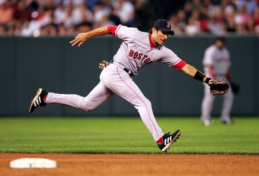 Boston Red Sox shortstop Nomar Garciaparra in July 2004.