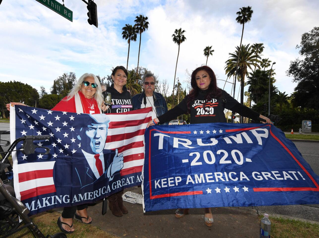 Trump visits the border and L.A.
