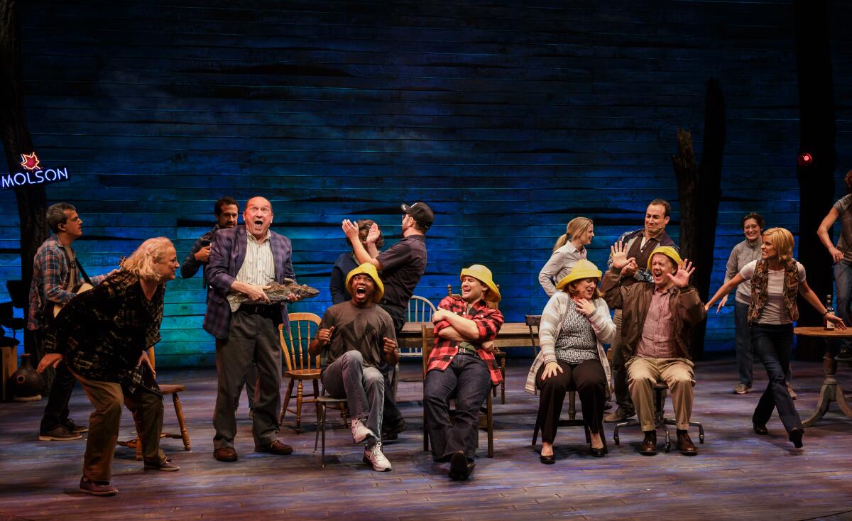 A photo from La Jolla Playhouse's 2015 production of "Come From Away"